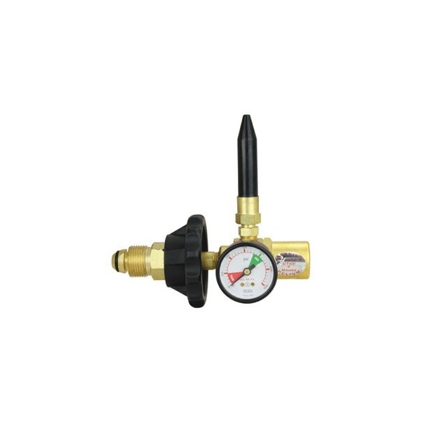 Gentec BALLON FILLER REGULATORS, Balloon Filler Regulator, Hand Tight, CGA580 w/ Gauge 230HG - main